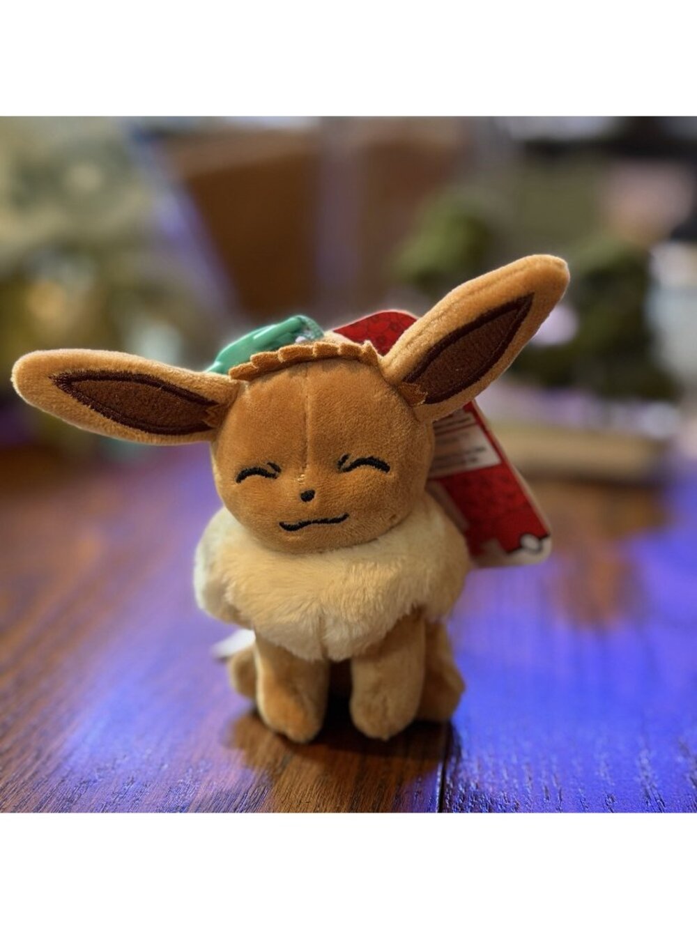 Pokemon Eevee Plush Keychain / Clip On Jazwares 2024 NWT